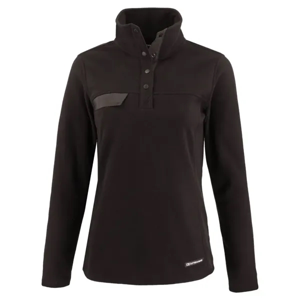 Cutter & Buck Woodland Recycled Fleece Womens Snap Pullover... from ASI 47965 Cutter & Buck
