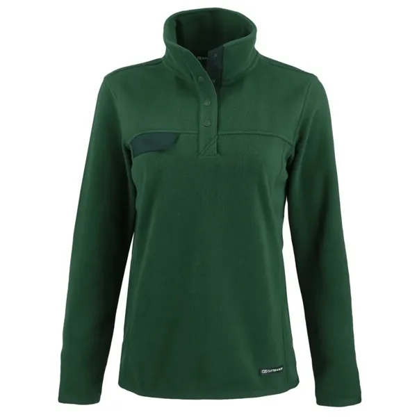 Cutter & Buck Woodland Recycled Fleece Womens Snap Pullover... from ASI 47965 Cutter & Buck