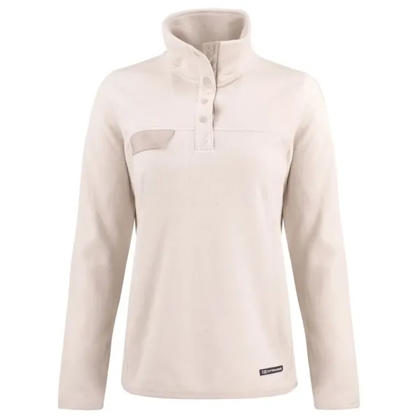 Cutter & Buck Woodland Recycled Fleece Womens Snap Pullover... from ASI 47965 Cutter & Buck