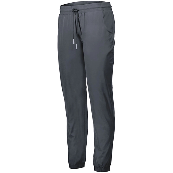 Ladies' Weld Jogger with 4-way stretch woven fabric.... from ASI 37461 Augusta Sportswear