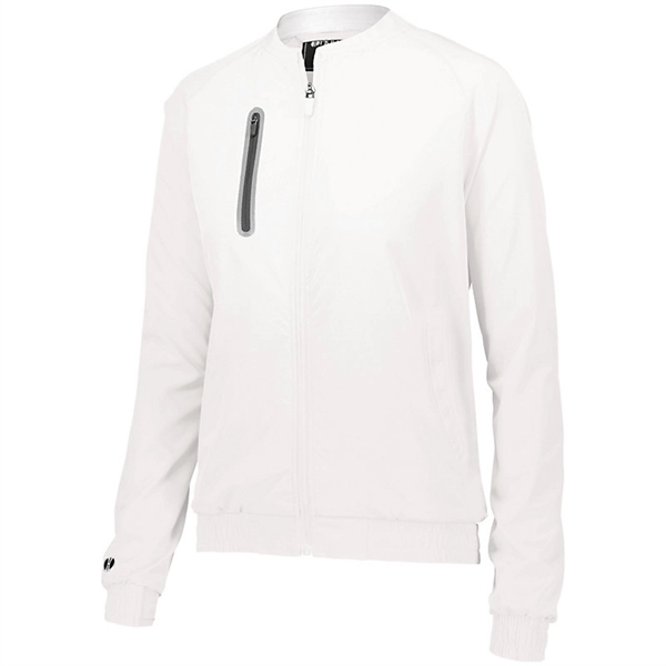 Ladies' Weld Jacket with 4-way stretch woven fabric.... from ASI 37461 Augusta Sportswear