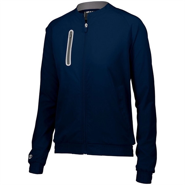 Ladies' Weld Jacket with 4-way stretch woven fabric.... from ASI 37461 Augusta Sportswear