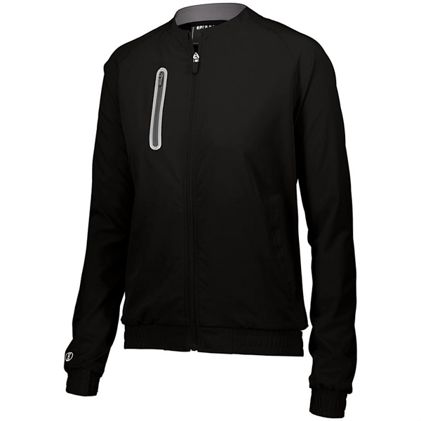 Ladies' Weld Jacket with 4-way stretch woven fabric.... from ASI 37461 Augusta Sportswear