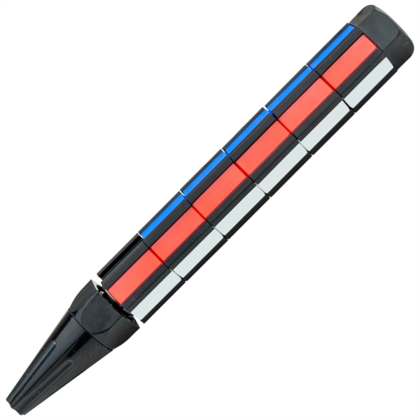Ballpoint Pen "Puzzle Cube" with rotating sections and sliding tiles to... from ASI 79840 The Proinnovative Line