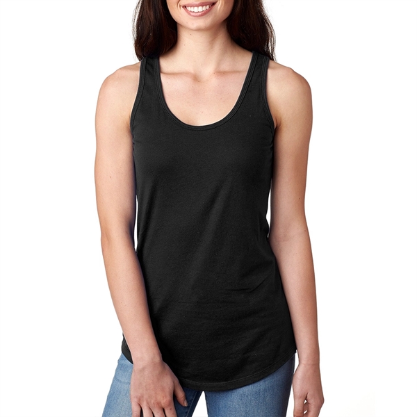 Women's racerback tank top made of cotton and polyester with self-fabric... from ASI 39552 BEL Promo