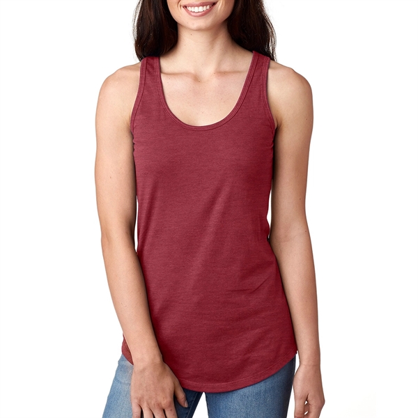 Women's racerback tank top made of cotton and polyester with self-fabric... from ASI 39552 BEL Promo