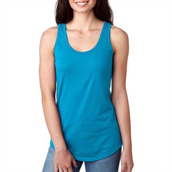Women's racerback tank top made of cotton and polyester with self-fabric... from ASI 39552 BEL Promo