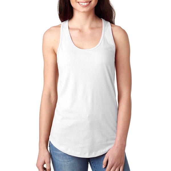 Women's racerback tank top made of cotton and polyester with self-fabric... from ASI 39552 BEL Promo