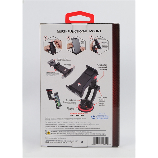 Super Stick Windshield & Dash Mount Holder.... from ASI 62192 Illinois Glove Co / IGC Promo