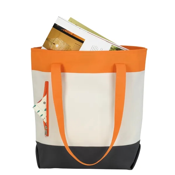 Color Zip Tote... from ASI 40480 Koozie Group / Norwood