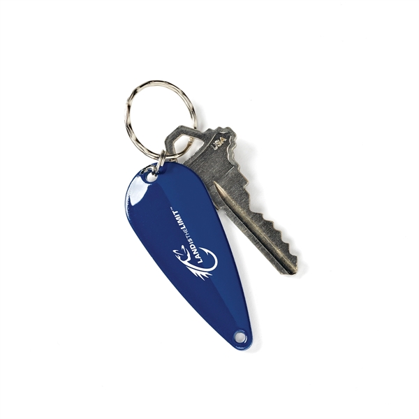 Spoon lure shaped keychain with customization.... from ASI 63549 Jornik Manufacturing Corp / Jornik
