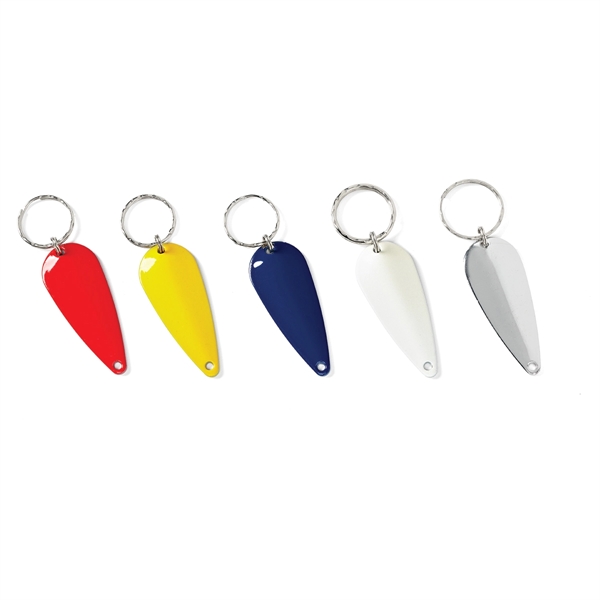 Spoon lure shaped keychain with customization.... from ASI 63549 Jornik Manufacturing Corp / Jornik