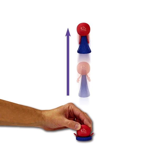 3 1/2" foam Poppin' Pal jumping toy.... from ASI 63549 Jornik Manufacturing Corp / Jornik