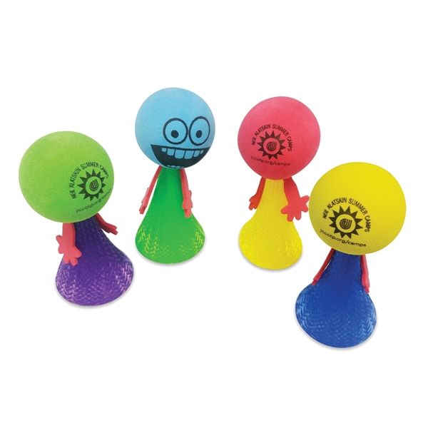 3 1/2" foam Poppin' Pal jumping toy.... from ASI 63549 Jornik Manufacturing Corp / Jornik