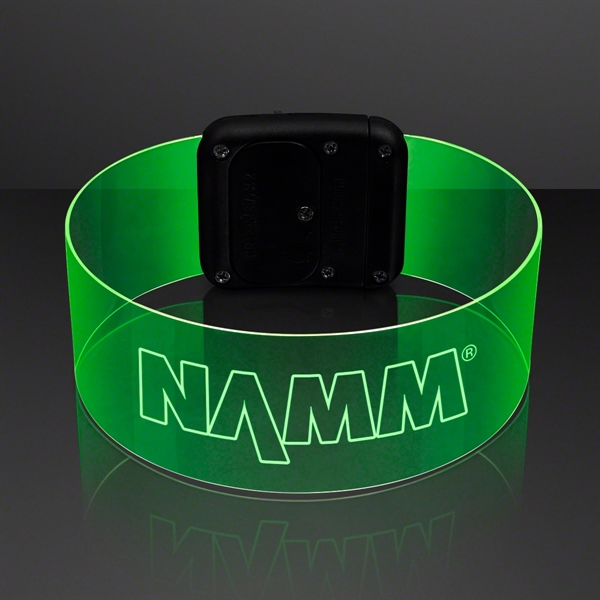 Cosmic LED Neon Bracelets; Laser Engraved Pricing... from ASI 34194 ALightPromos
