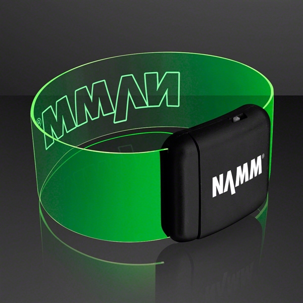 Cosmic LED Neon Bracelets; Laser Engraved Pricing... from ASI 34194 ALightPromos
