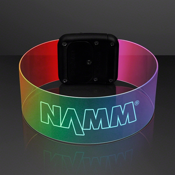 Cosmic LED Neon Bracelets; Laser Engraved Pricing... from ASI 34194 ALightPromos