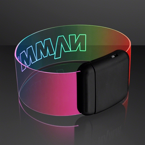 Cosmic LED Neon Bracelets; Laser Engraved Pricing... from ASI 34194 ALightPromos