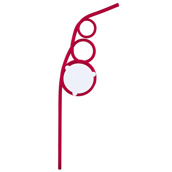 Drinking Straw. Curled into little circles, creating a perfect frame to... from ASI 79840 The Proinnovative Line / Proinnovative Line