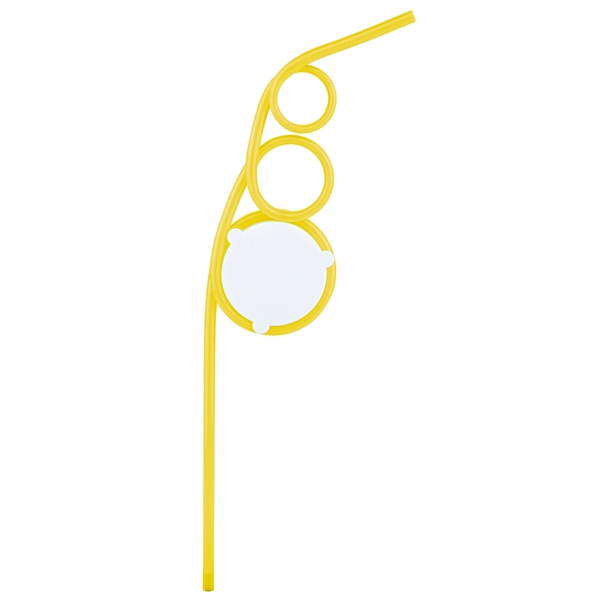 Drinking Straw. Curled into little circles, creating a perfect frame to... from ASI 79840 The Proinnovative Line / Proinnovative Line