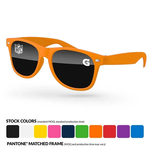 Quality PC Retro sunglasses with dark UV400 impact resistant PC lenses.... from ASI 57371 Eyevertising / Eyevertising