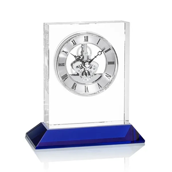 Ashland Silver VividPrint™ Clock on Enwhistle Base... from ASI 84592 St Regis Group / St Regis
