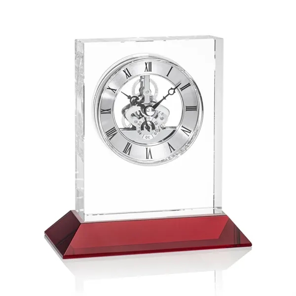 Ashland Silver VividPrint™ Clock on Enwhistle Base... from ASI 84592 St Regis Group / St Regis