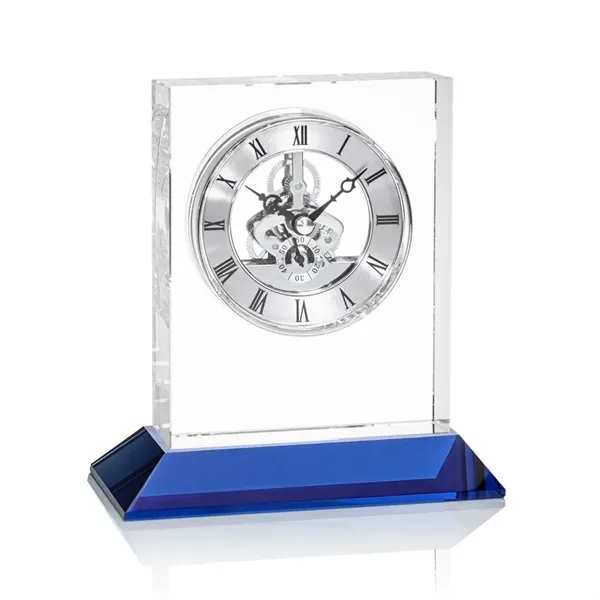 Ashland Silver VividPrint™ Clock on Enwhistle Base... from ASI 84592 St Regis Group / St Regis
