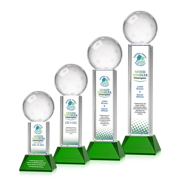 Pickleball VividPrint™ Award on Stowe Base - Green... from ASI 84592 St Regis Group / St Regis
