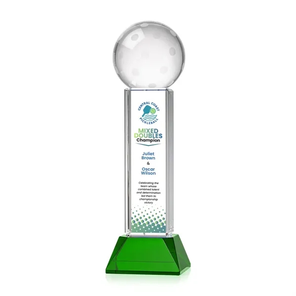 Pickleball VividPrint™ Award on Stowe Base - Green... from ASI 84592 St Regis Group / St Regis