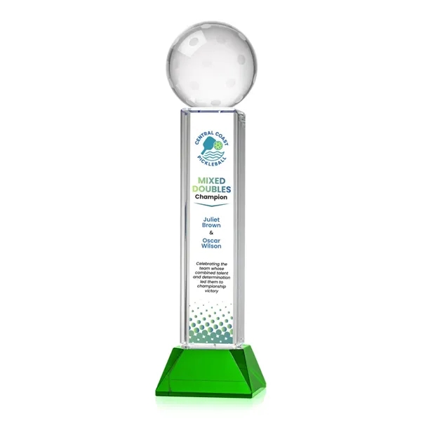 Pickleball VividPrint™ Award on Stowe Base - Green... from ASI 84592 St Regis Group / St Regis