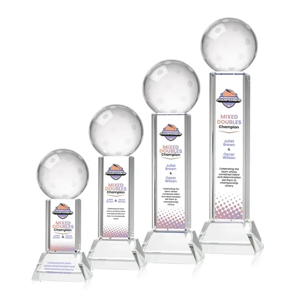 Pickleball VividPrint™ Award on Stowe Base - Clear... from ASI 84592 St Regis Group / St Regis