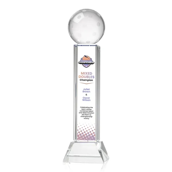 Pickleball VividPrint™ Award on Stowe Base - Clear... from ASI 84592 St Regis Group / St Regis