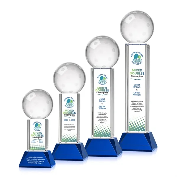 Pickleball VividPrint™ Award on Stowe Base - Blue... from ASI 84592 St Regis Group / St Regis