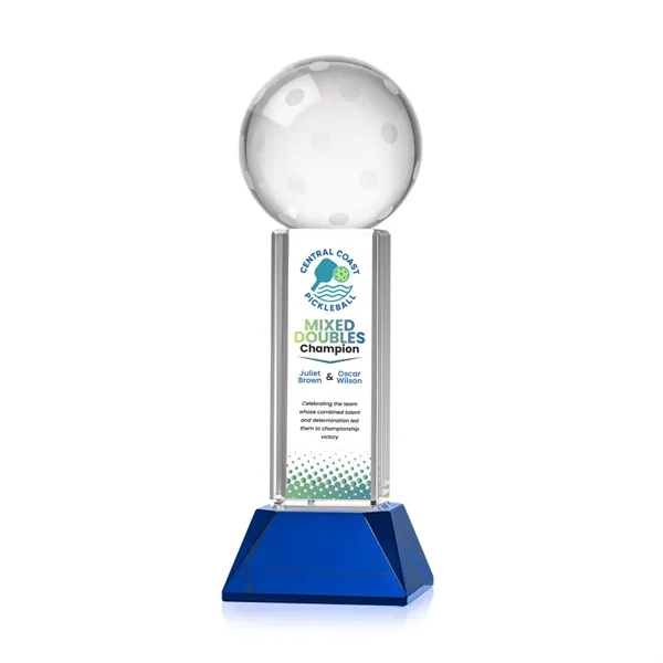 Pickleball VividPrint™ Award on Stowe Base - Blue... from ASI 84592 St Regis Group / St Regis