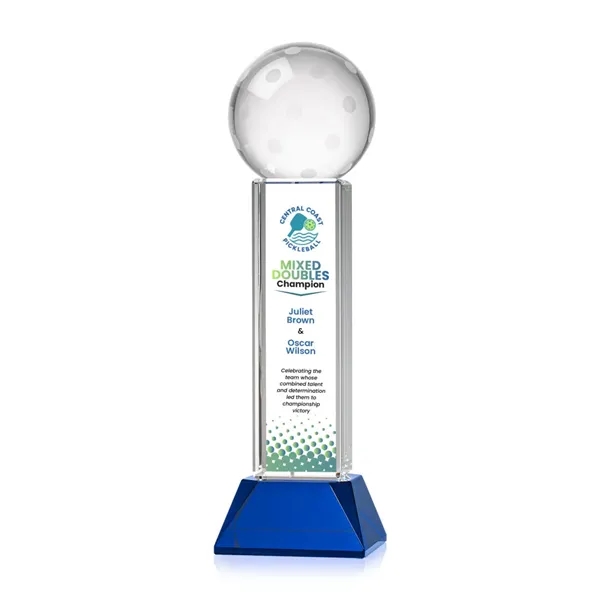 Pickleball VividPrint™ Award on Stowe Base - Blue... from ASI 84592 St Regis Group / St Regis