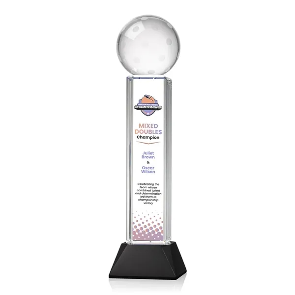 Pickleball VividPrint™ Award on Stowe Base - Black... from ASI 84592 St Regis Group / St Regis