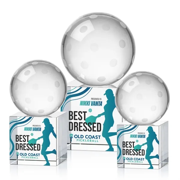 Pickleball VividPrint™ Award on Granby Base - Clear... from ASI 84592 St Regis Group / St Regis