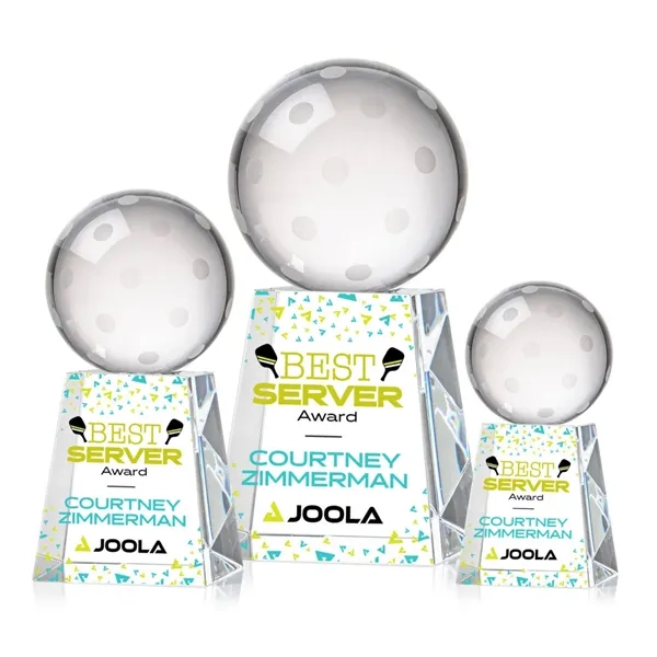 Pickleball VividPrint™ Award on Celestina - Clear... from ASI 84592 St Regis Group / St Regis