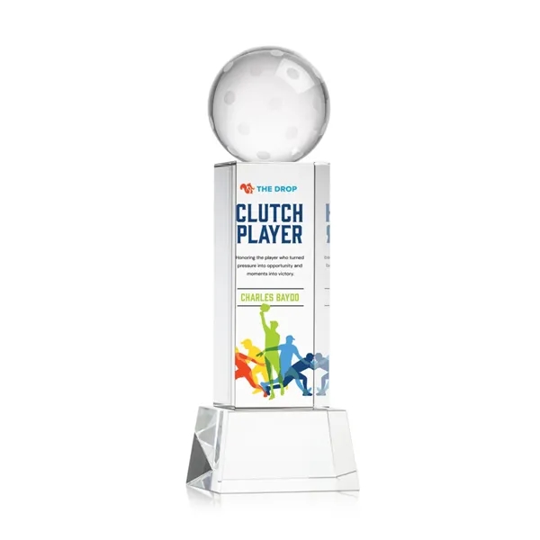 Pickleball VividPrint™ Award on Belcroft Base - Clear... from ASI 84592 St Regis Group / St Regis