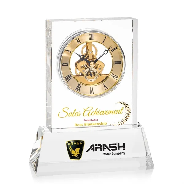 Ashland Gold VividPrint™ Clock on Entwhistle Base... from ASI 84592 St Regis Group