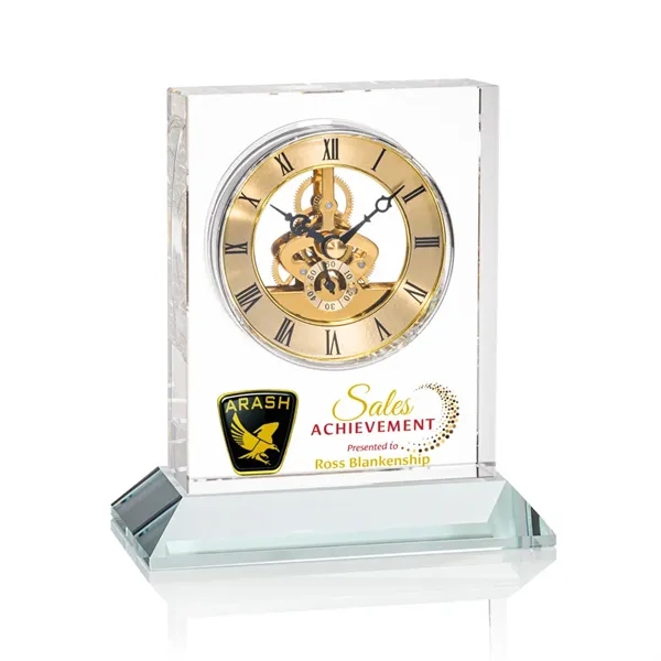 Ashland Gold VividPrint™ Clock on Entwhistle Base... from ASI 84592 St Regis Group