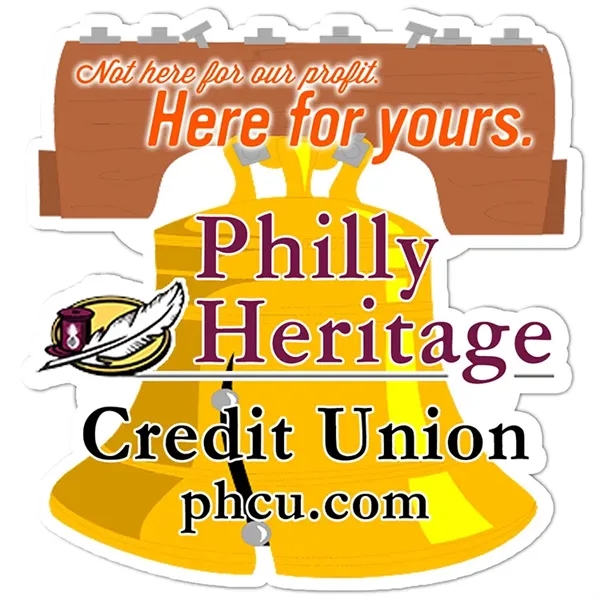 6 mil. matte vinyl stickers in assorted sizes.... from ASI 62660 Innovation Line