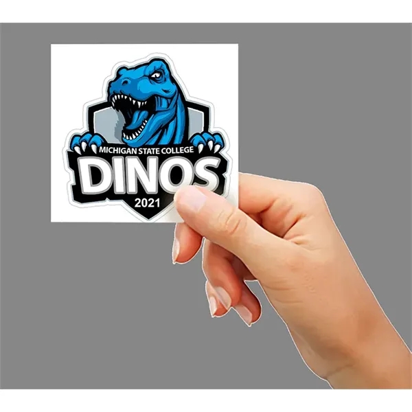 6 mil. matte vinyl stickers in assorted sizes.... from ASI 62660 Innovation Line