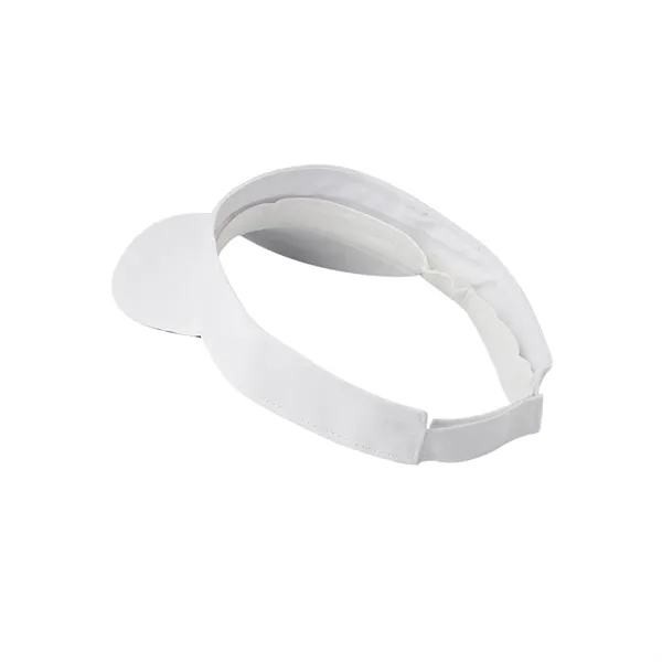 Strap closure cotton sandwich visor plus 1 color silkscreen imprint on... from ASI 37218 Athena Promo (tm)