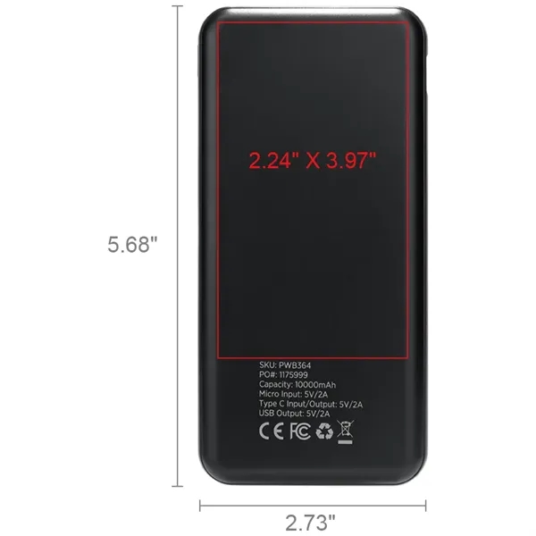 Beecher City USB C Power Bank 10000 works well with both... from ASI 90154 Sunjoy Group Inc