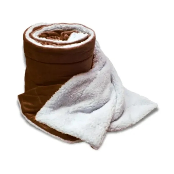 This micro-mink sherpa blanket is so soft and warm you won't... from ASI 38120 Ball Pro / Diversified Quality Kitchenware / Branded Apparel Designs