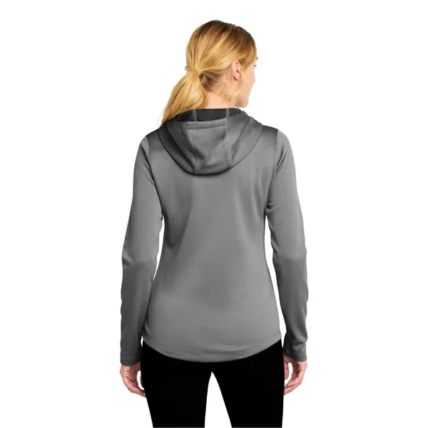 Sport-Tek Ladies PosiCharge Sport-Wick Heather Fleece Hoo...... from ASI 84863 SanMar