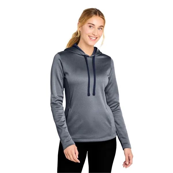 Sport-Tek Ladies PosiCharge Sport-Wick Heather Fleece Hoo...... from ASI 84863 SanMar