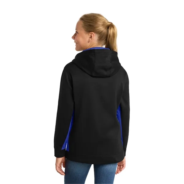 Sport-Tek Youth Sport-Wick Fleece Colorblock Hooded Pullo...... from ASI 84863 SanMar